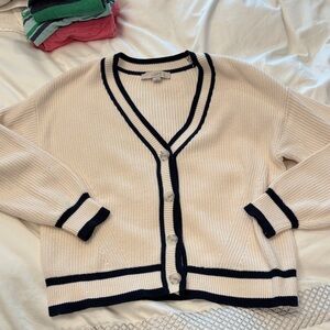 Loft cardigan- worn once! Size L